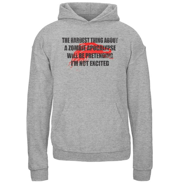 ZOMBIE UNIVERSITY SWEATSHIRT NEW ZOMBIE UNIVERSITY SWEATSHIRT NEW